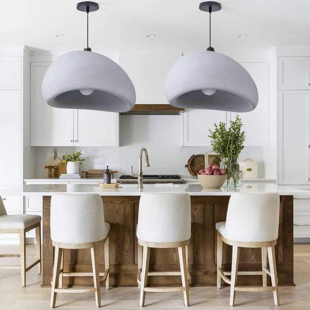Classic Gray Living Room Wabi-sabi Pendant Light Home Life Lighting Decoration
