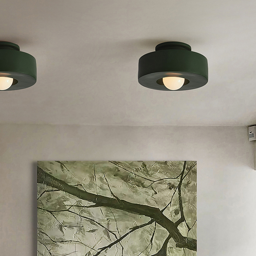 Nordic Minimalist Corridor Ceiling Lamp Cloakroom Lamp Wabi-sabi Style Balcony Lighting