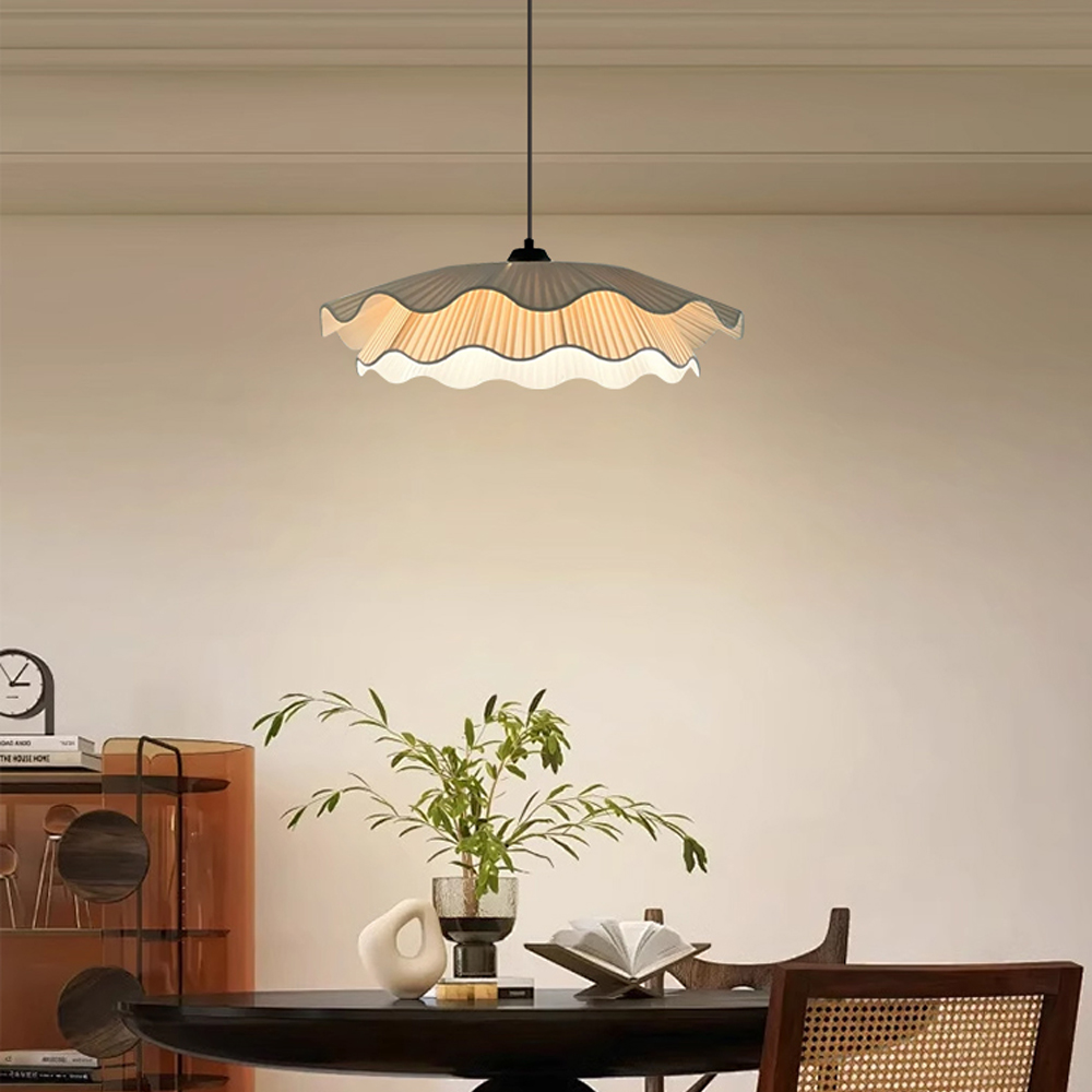 Modern Dining Room Fabric Pendant Light French Design Home Decor Chandelier