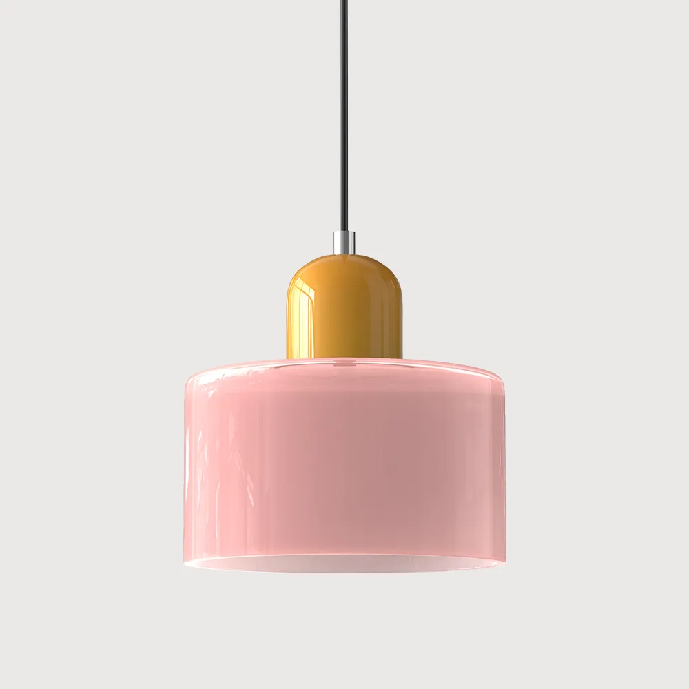 Bauhaus Small Glass Pendant Light For Dining Room and Bedroom
