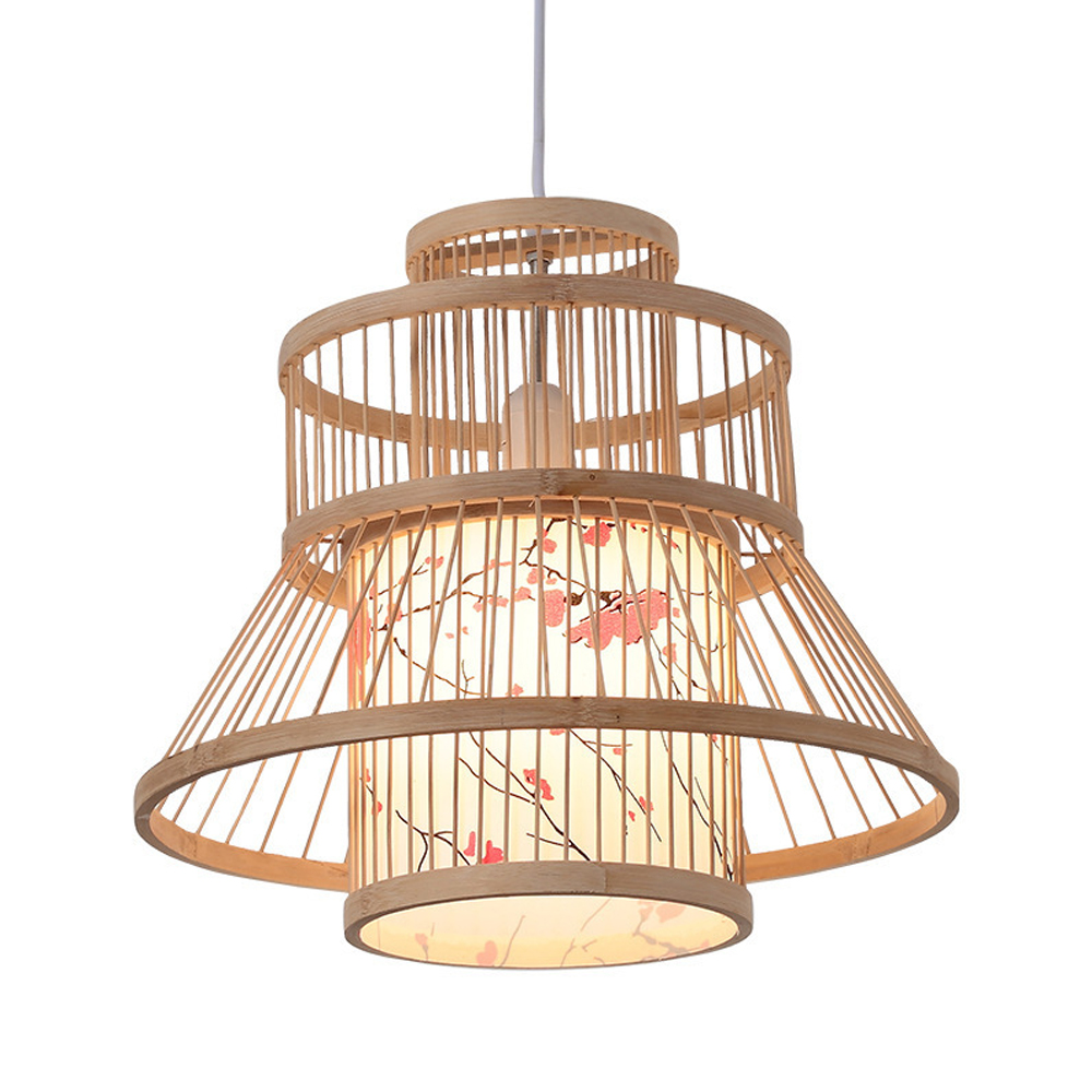 Japanese Restaurant Bamboo Lantern Chandelier Light Balcony Corridor Decorative Lamp