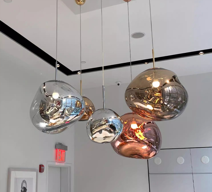 Designer Lava Chandelier Villa Loft Duplex Stairwell Pendant Light Apartment Living Room Empty Luxury Restaurant Lamp