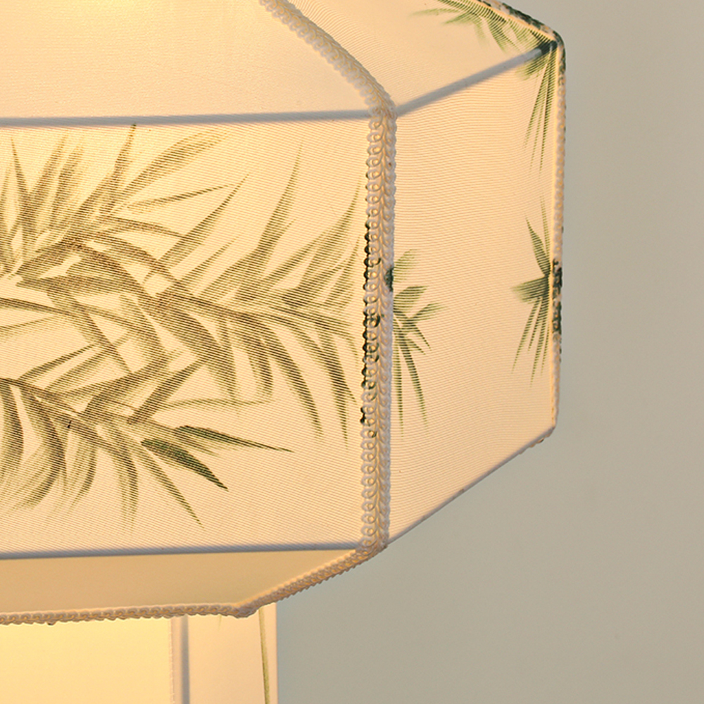 Japandi Style Bamboo Pattern Lantern Chandelier Restaurant Zen tea room Lampshade
