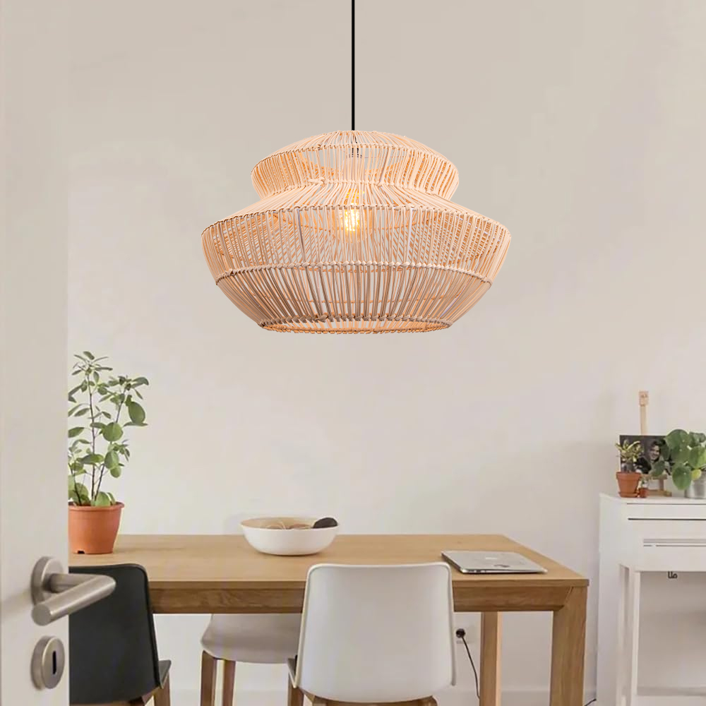 Creative Rattan Pendant Light for Dining Room