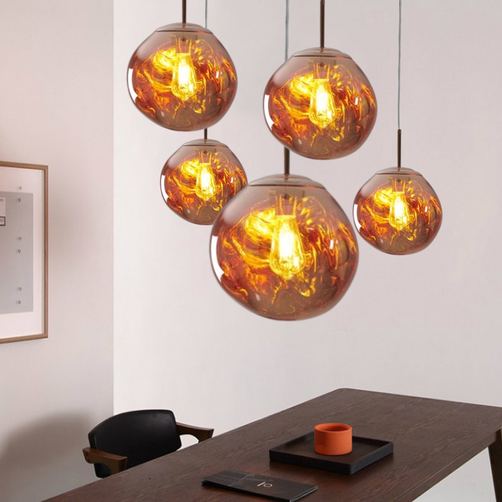 50% OFF Clearance Rose Gold Lava Combination Pendant Lights