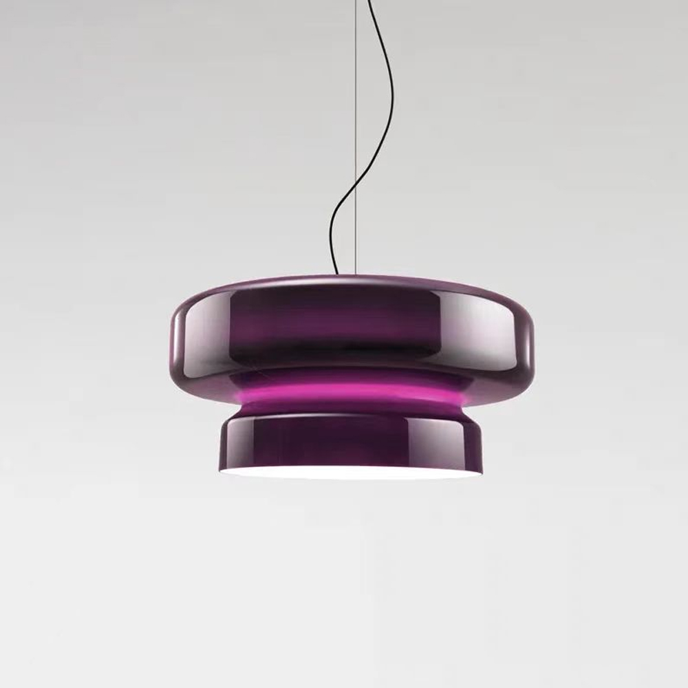 Nordic Glass Pendant Light Mid-Century Modern Minimalist Colored Glass Bar Ambient Light