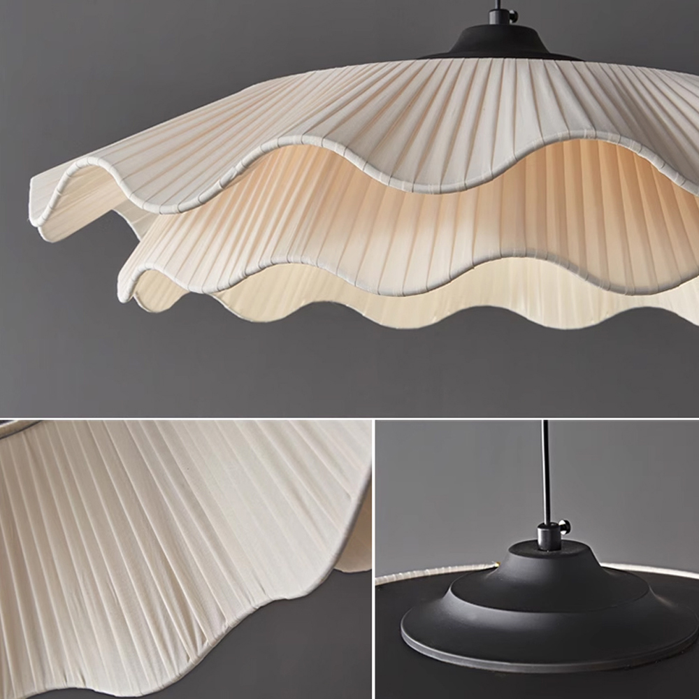 Modern Dining Room Fabric Pendant Light French Design Home Decor Chandelier
