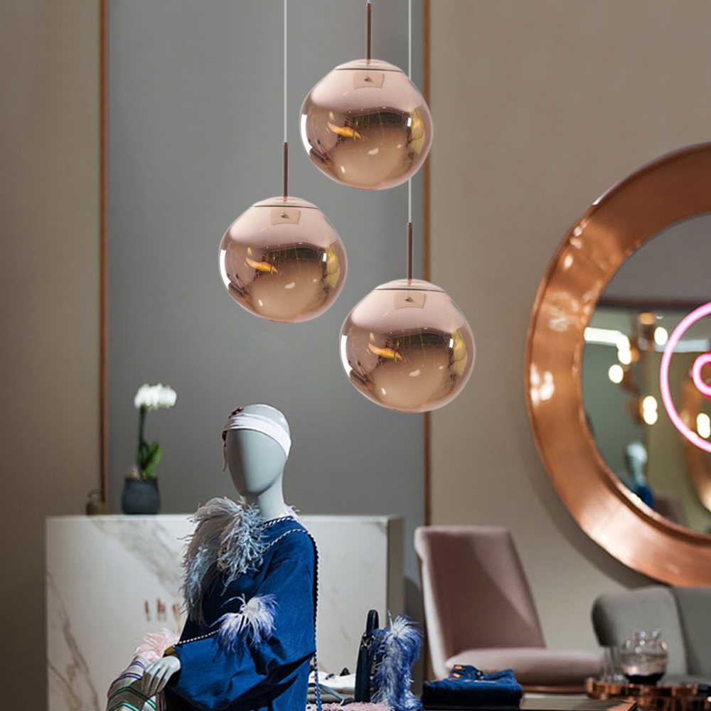 50% OFF Clearance Rose Gold Lava Combination Pendant Lights