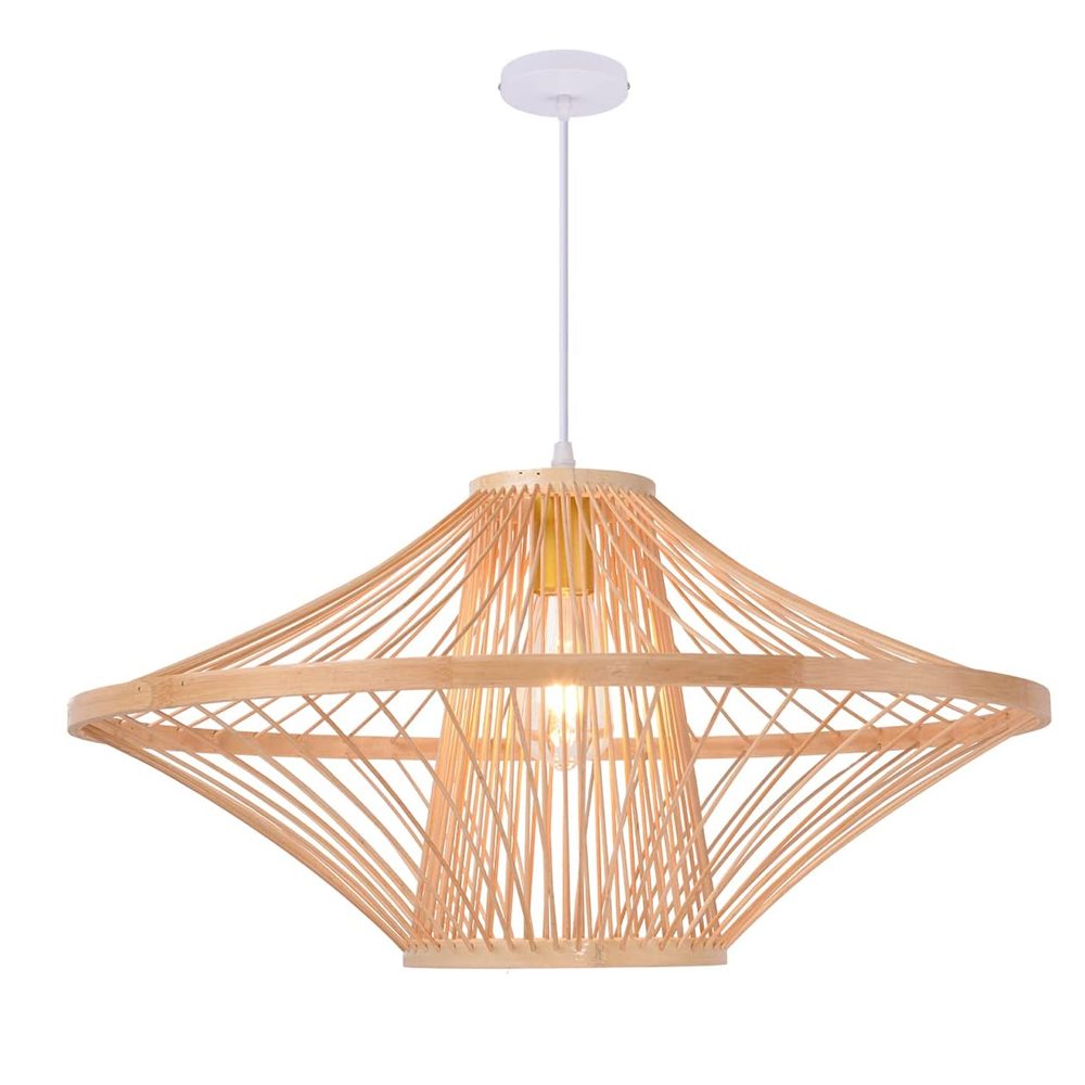 Natural Bamboo Hanging Light for Living Room