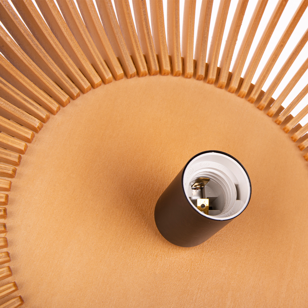 Restaurant Decor Wooden Pendant Lights