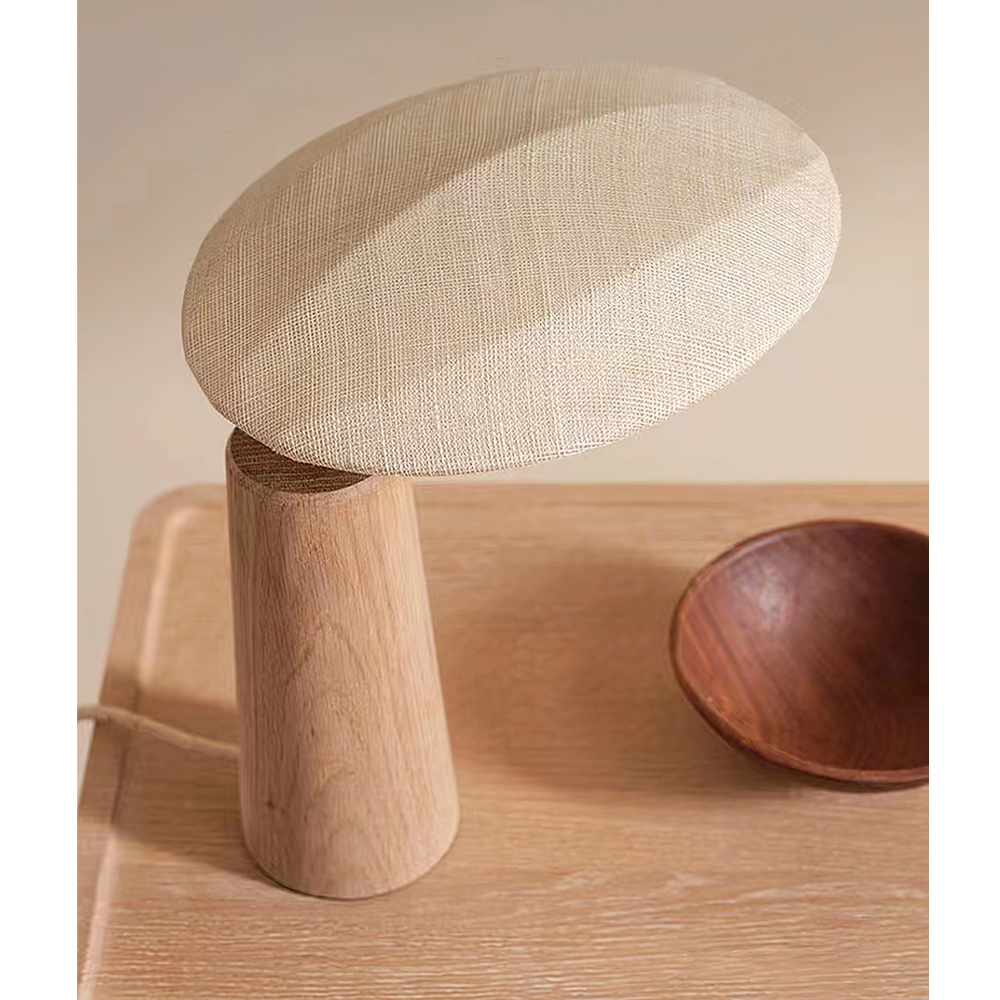 Wabi-sabi Retro LED Table Lamp Fabric Creative Atmosphere Desk Light