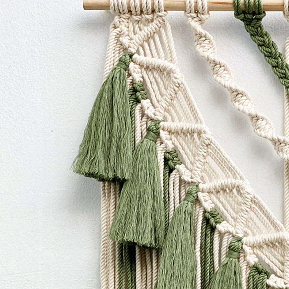 Hand-woven Tassel Tapestry Bohemian Home B&B Decoration Room Background Wall Hanging