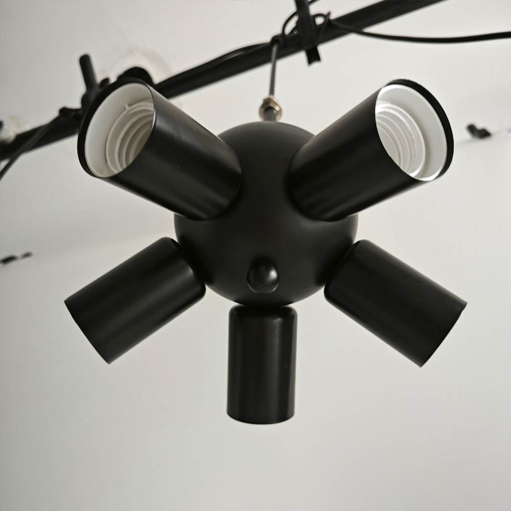 E26/E27 Integrated Multi-Head Lamp Socket Lamp Holder 2-in-1 3-in-1 5-in-1