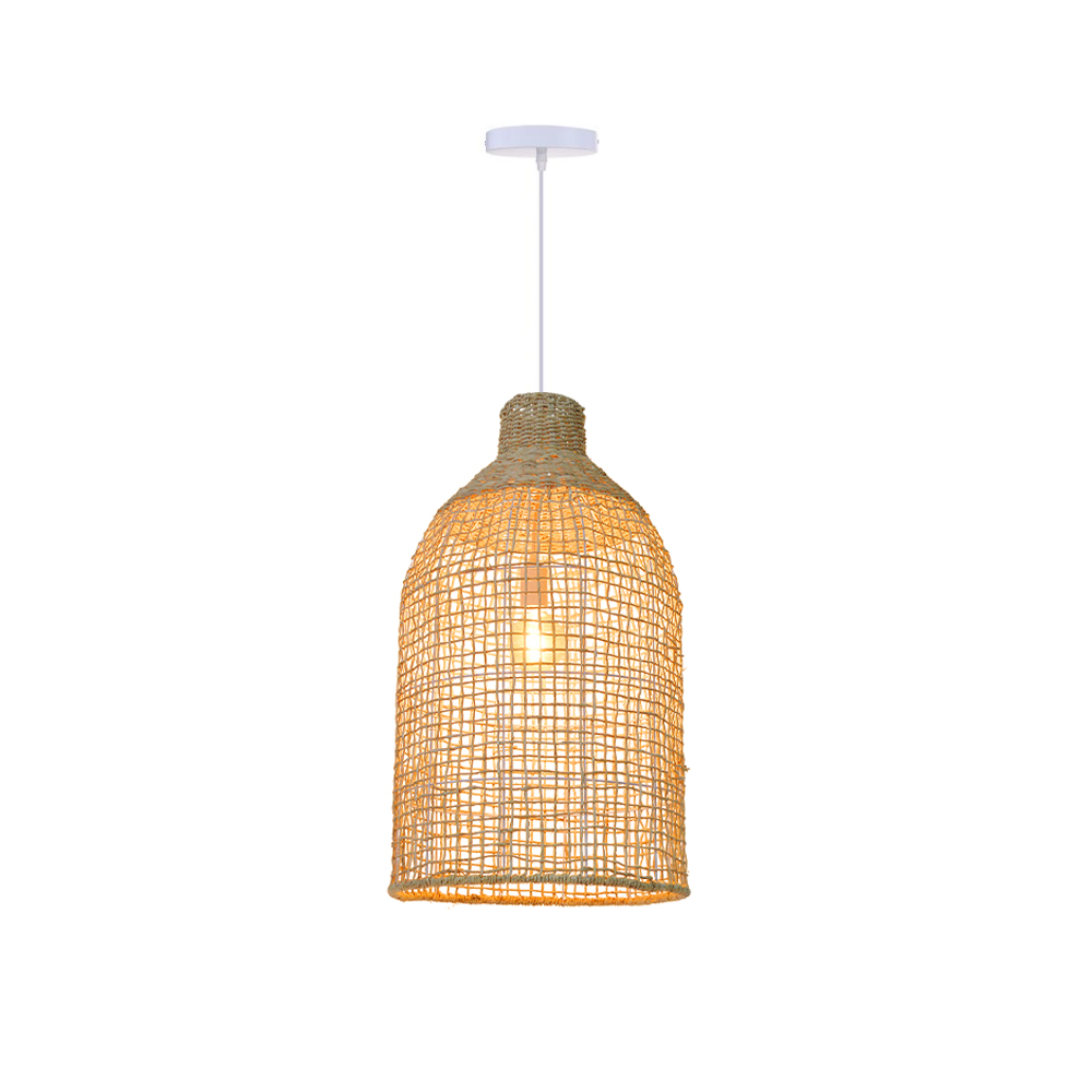 Hand Woven Lighting Dining Room Rattan Pendant Lights