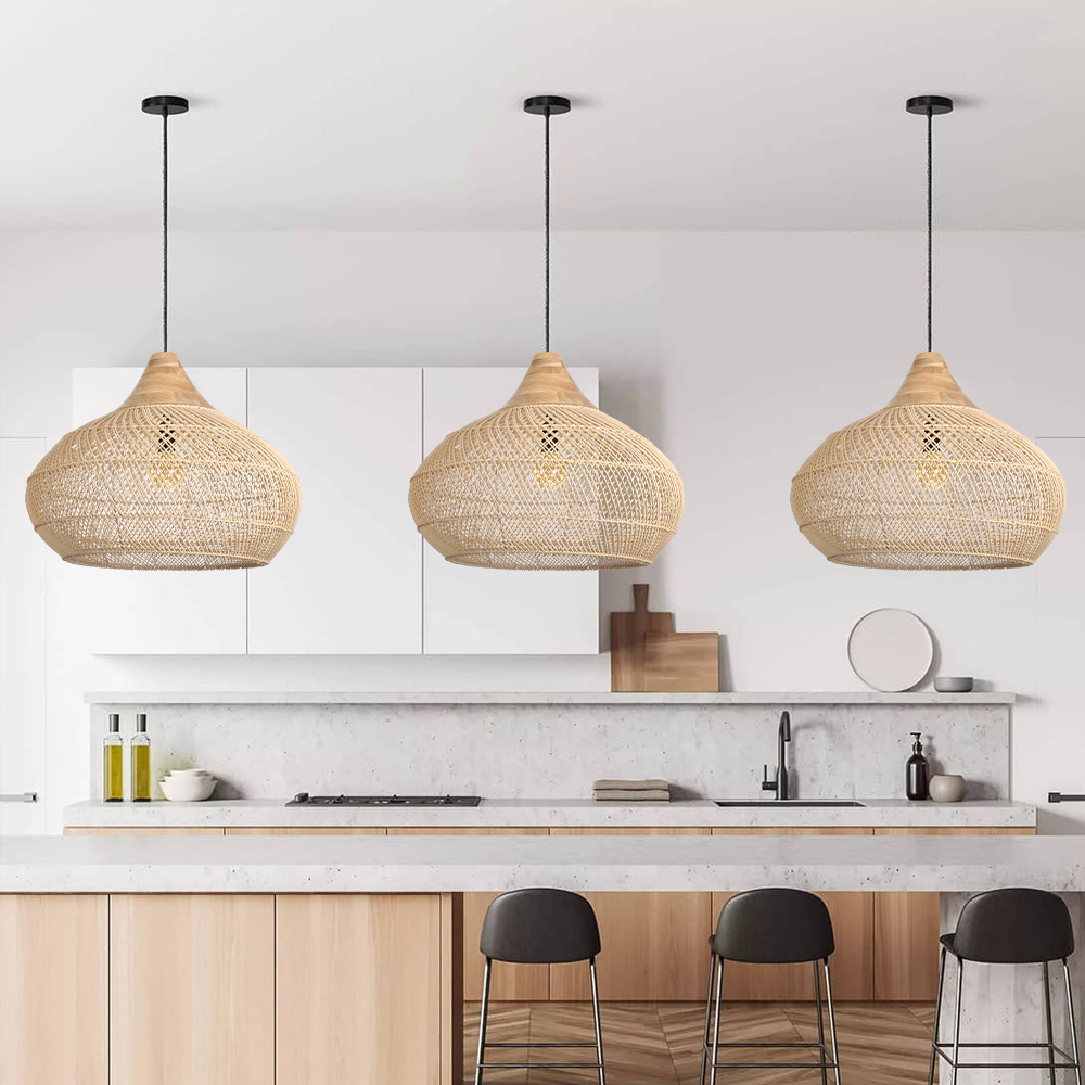 Minimalist Style Natural Rattan Pendant Light to Elevate your Dining Space
