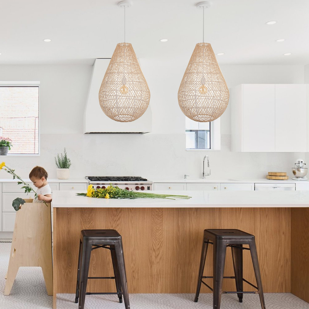 Modern Scandi Ceiling Fixture Kitchen Black Pendant Lighting