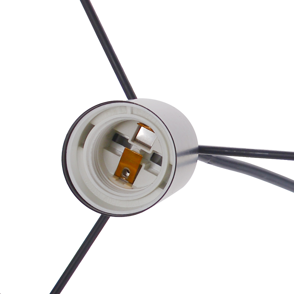 Dinner Table Lighting Bamboo Black Rustic Rattan Pendant Light for Bedroom