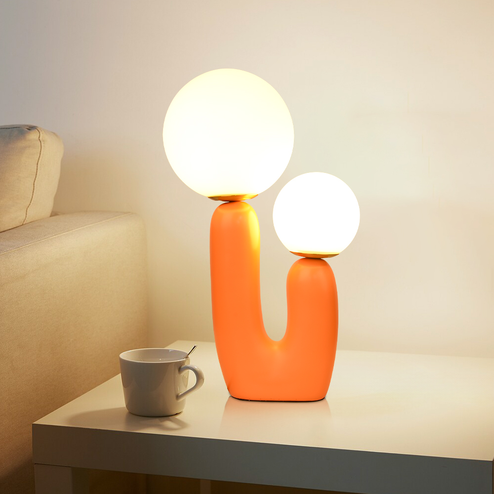 Orange Desk Lamp for Reading Room Bedroom