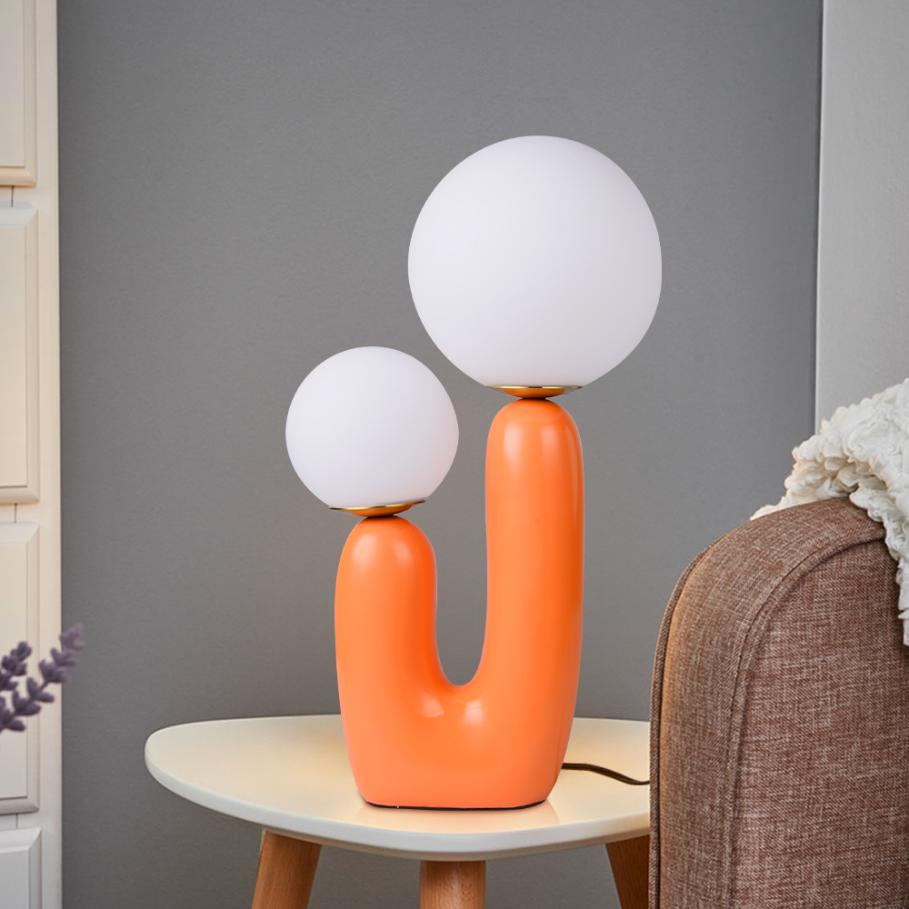 Orange Desk Lamp for Reading Room Bedroom