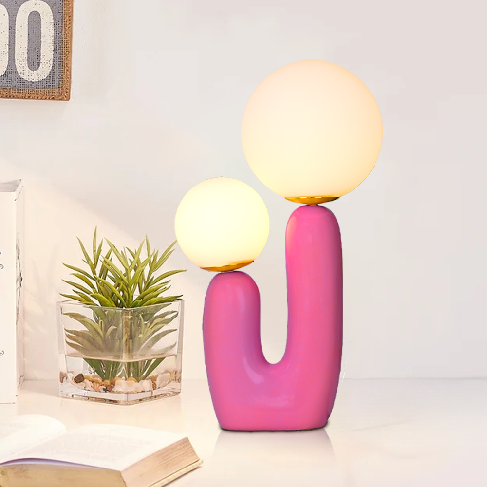 Baby Girl Rose Pink Bedroom Bedside Lamp Reading Desk Lamp