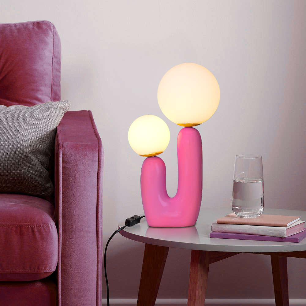 Baby Girl Rose Pink Bedroom Bedside Lamp Reading Desk Lamp