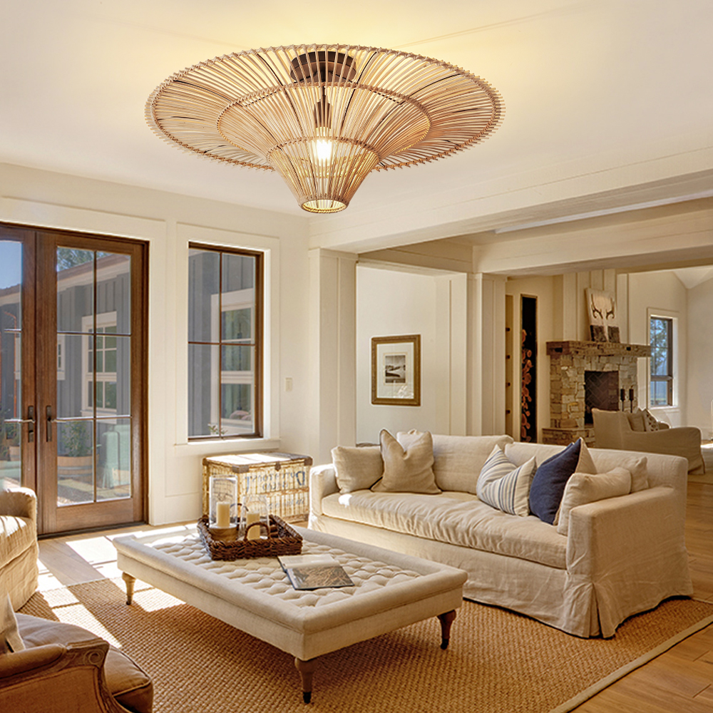 Farmhouse Modern Decorative Ceiling Light for Rural Bedrooms 