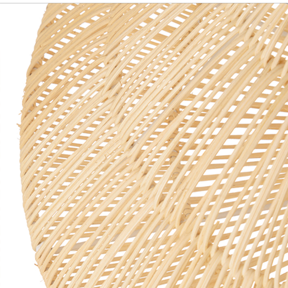 Flying-saucer Style Bedroom Rattan Woven Lampshade