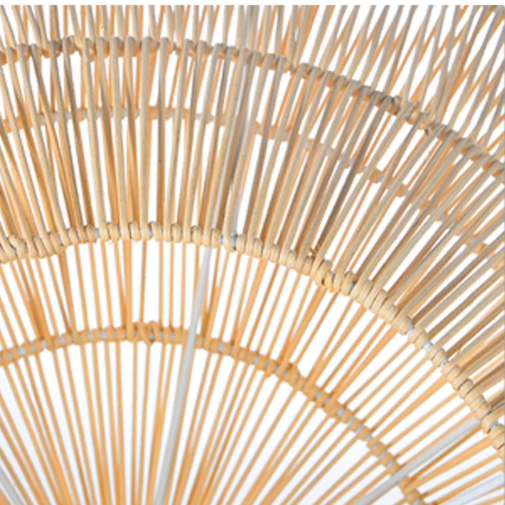 Flying-saucer Style Bedroom Rattan Woven Lampshade