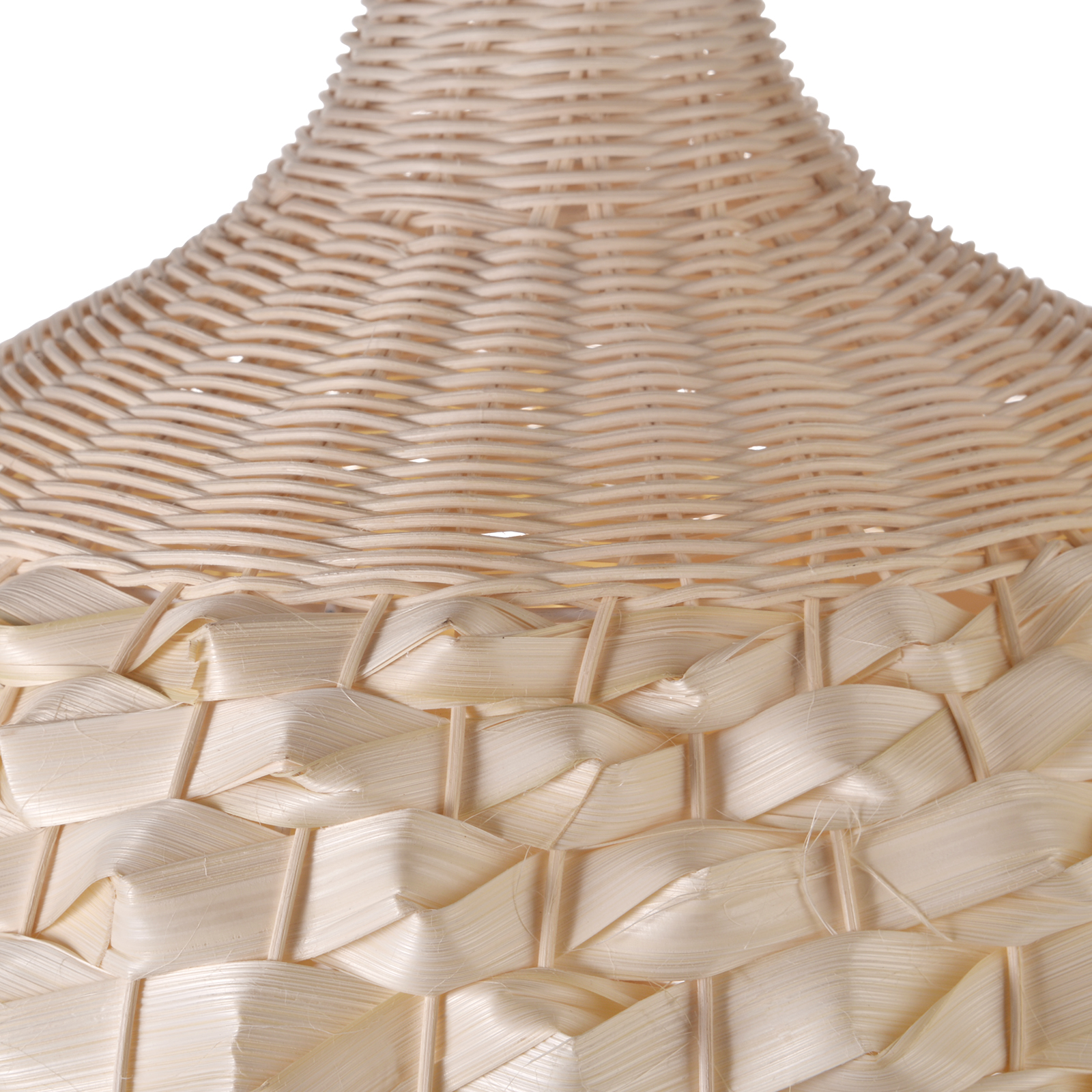 Unique Hand-Woven Rattan Pendant Light for Dining Room Kitchen Island