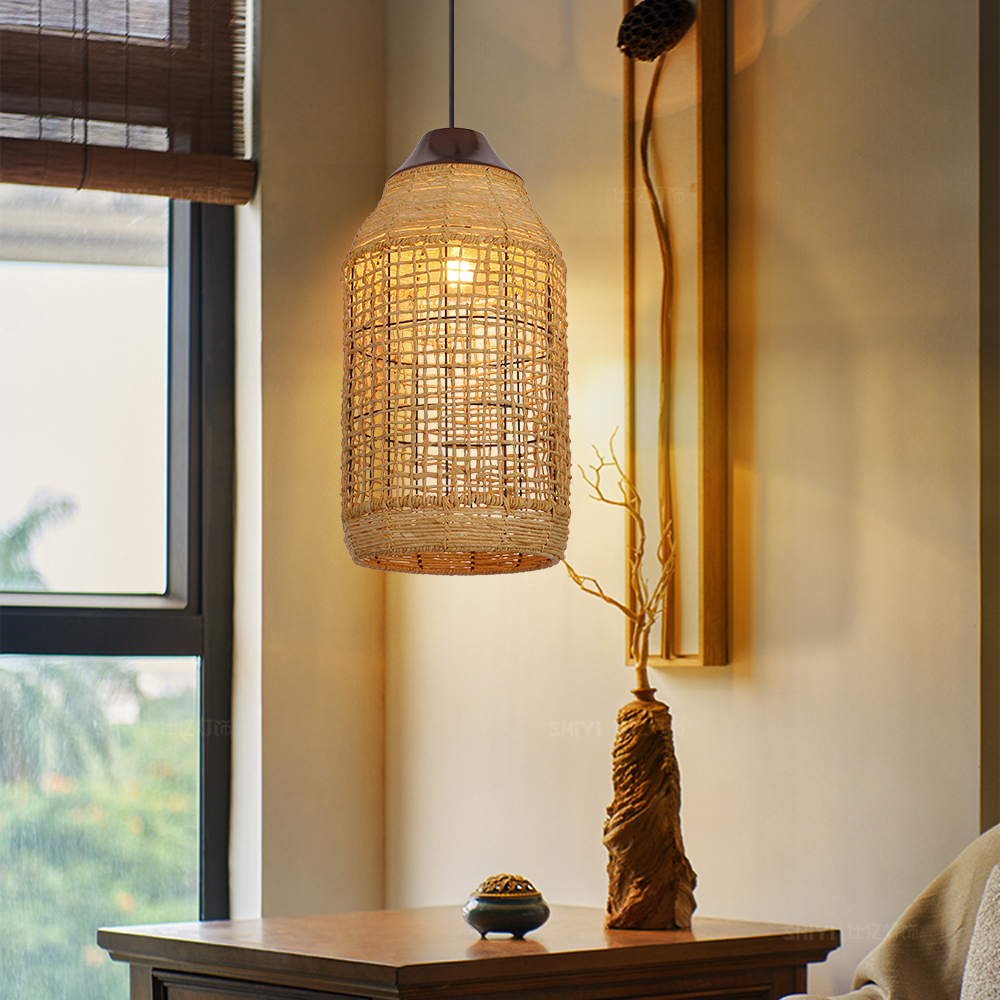 50% OFF Clearance Large Rattan Pendant Light Fixtures