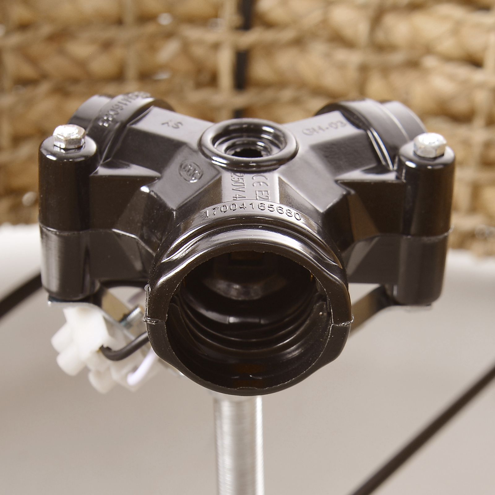 Handwoven 3-tier Seagrass Chandelier Modern Hanging Ceiling Light Fixture for Living Room