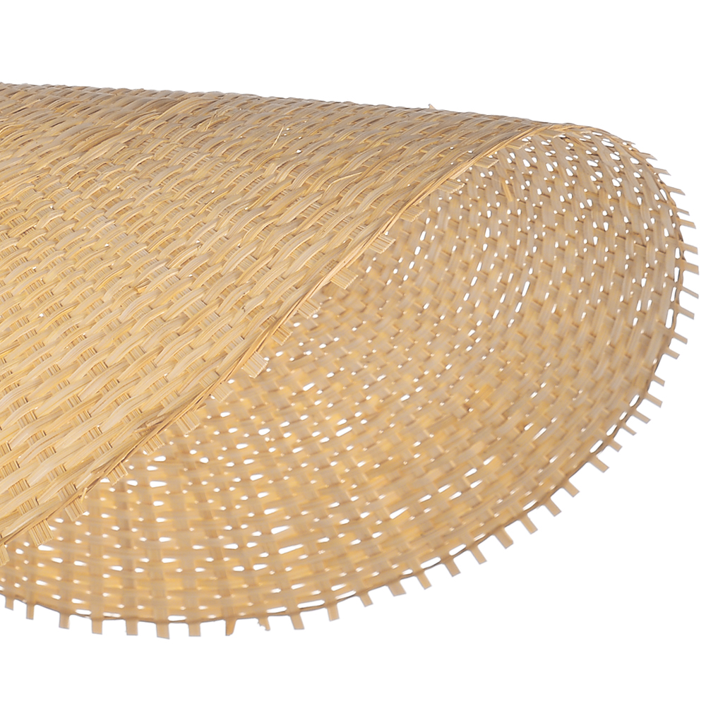 Japanese-style Woven Bamboo Sunhat Pendant Light for Restaurants or Dining Room