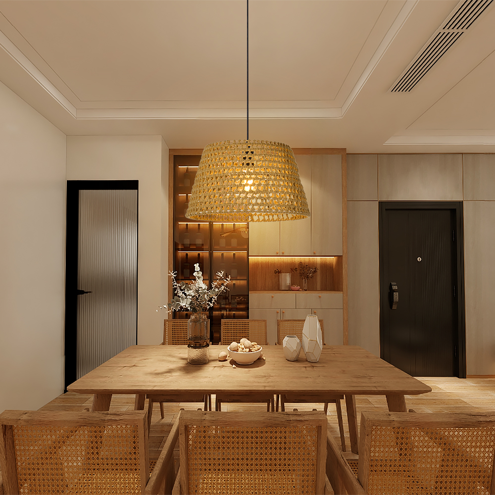 Seagrass Hanging Light Dining Area Pendant Chandelier