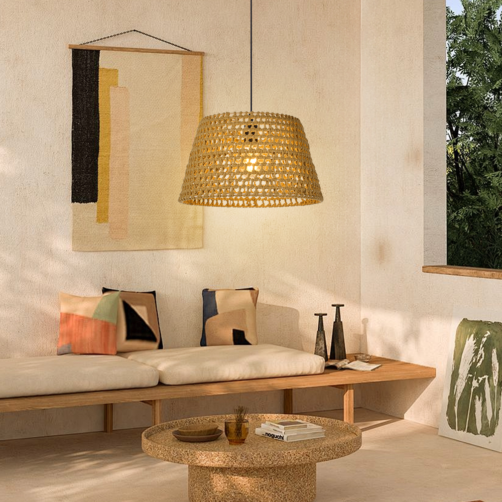 Seagrass Hanging Light Dining Area Pendant Chandelier