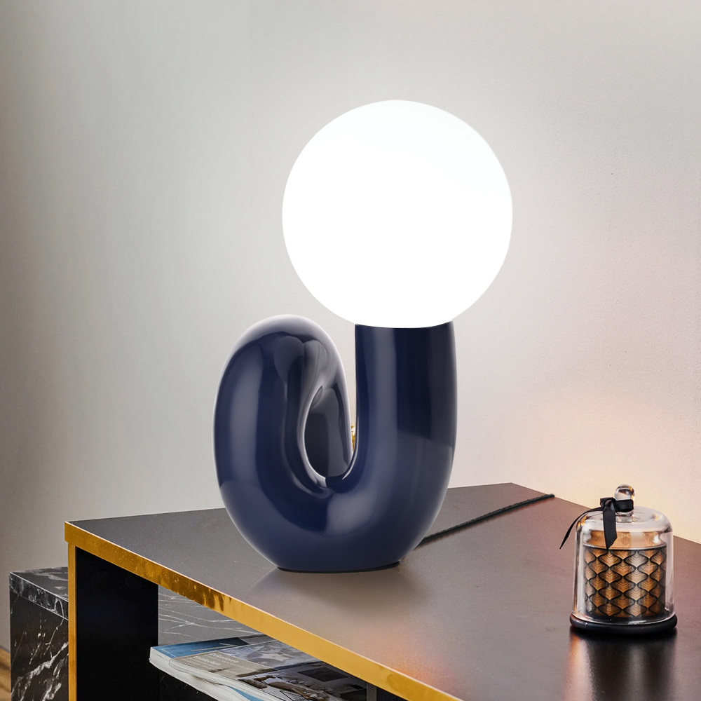 Royal Blue Desk Lamp for Bedroom