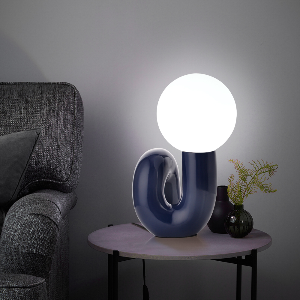 Royal Blue Desk Lamp for Bedroom