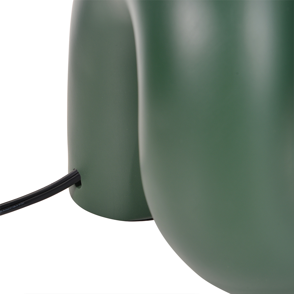 Nordic Style Green Desk Lamp Bedroom Plug-in Table Lamp