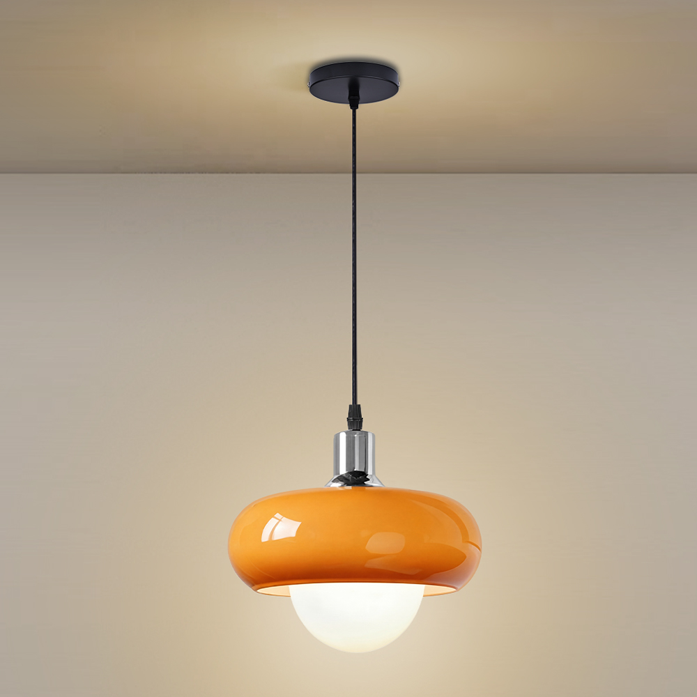 Bauhaus Minimalist Glass Pendant Light for Dining Rooms Bars