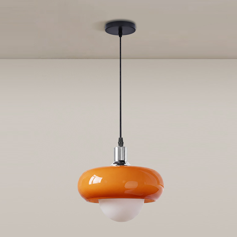 Bauhaus Minimalist Glass Pendant Light for Dining Rooms Bars