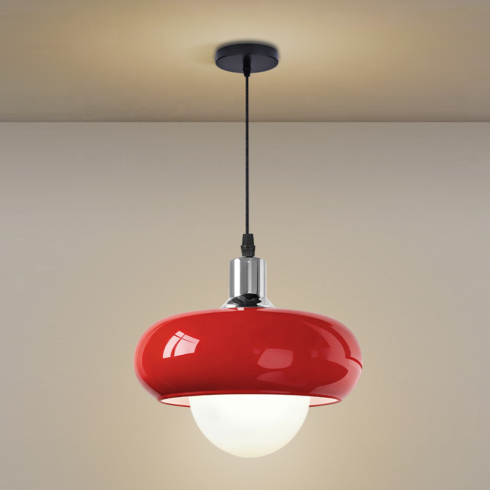 Bauhaus Minimalist Glass Pendant Light for Dining Rooms Bars
