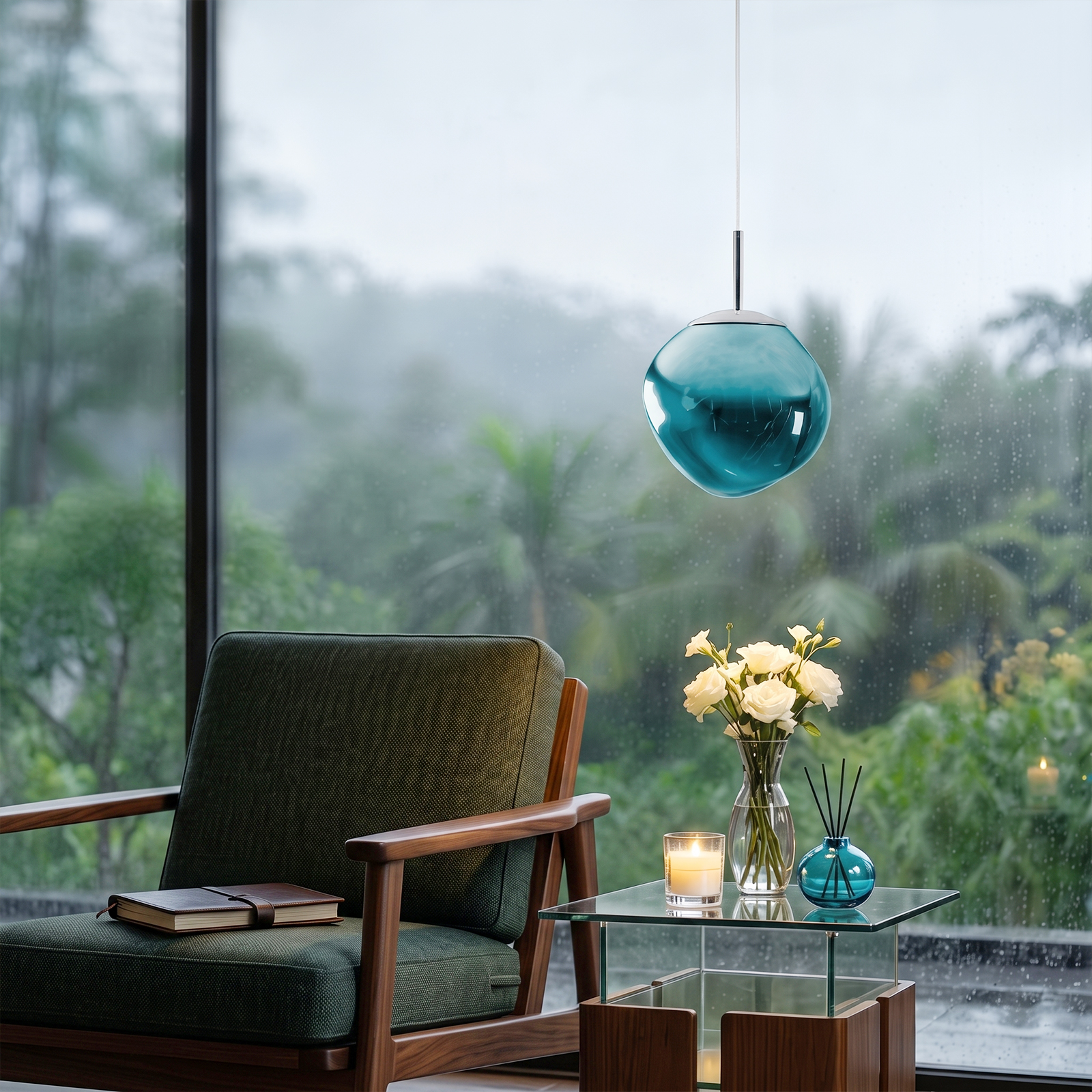 Modern Stairwell Cluster Chandeliers Minimalist Living Dining Room Round Small Pendant Light