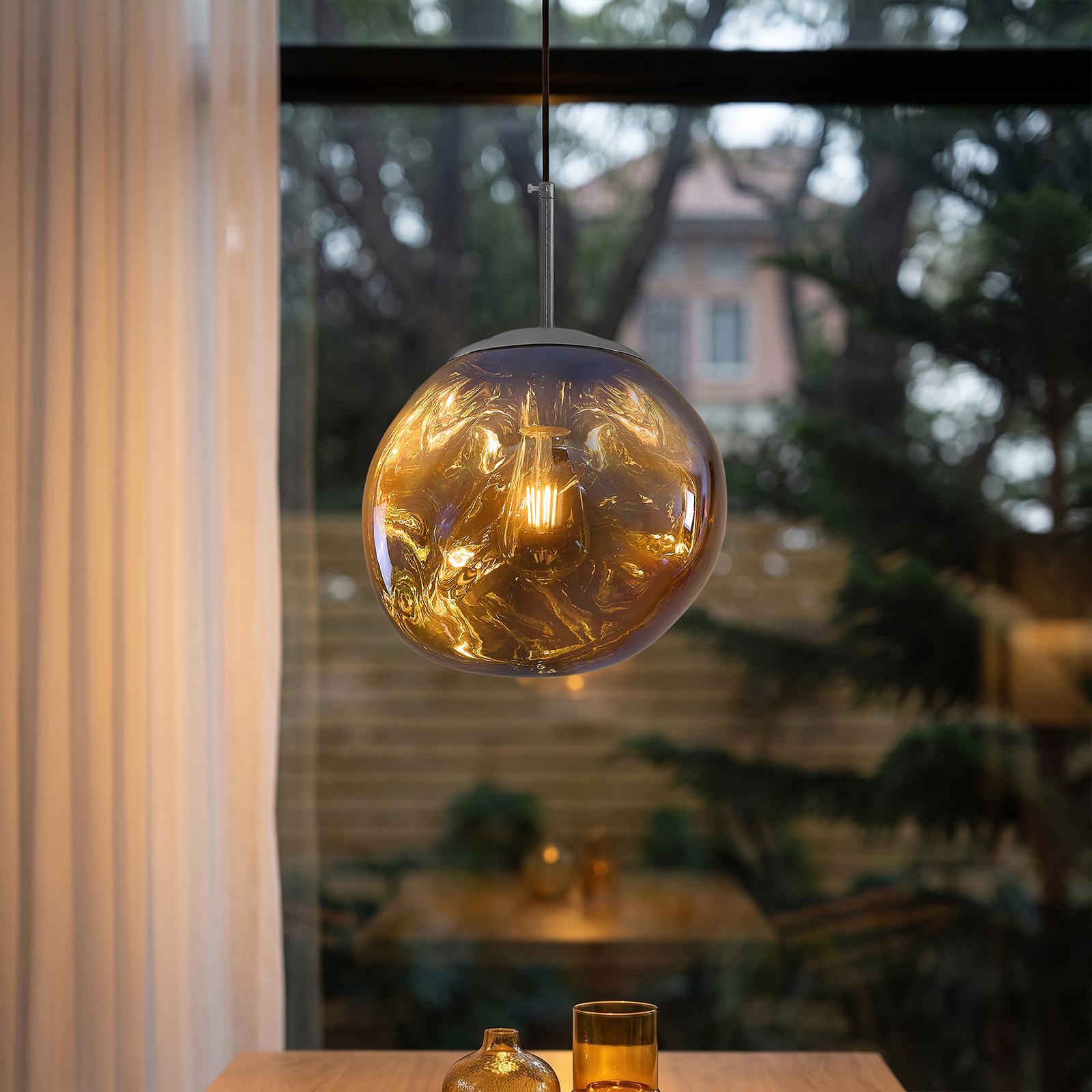 Modern Stairwell Cluster Chandeliers Minimalist Living Dining Room Round Small Pendant Light