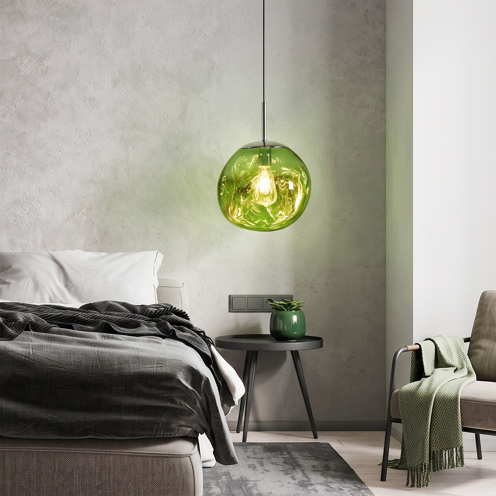 Modern Stairwell Cluster Chandeliers Minimalist Living Dining Room Round Small Pendant Light