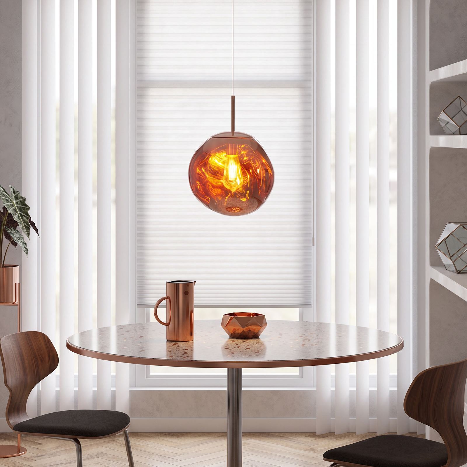 Modern Stairwell Cluster Chandeliers Minimalist Living Dining Room Round Small Pendant Light