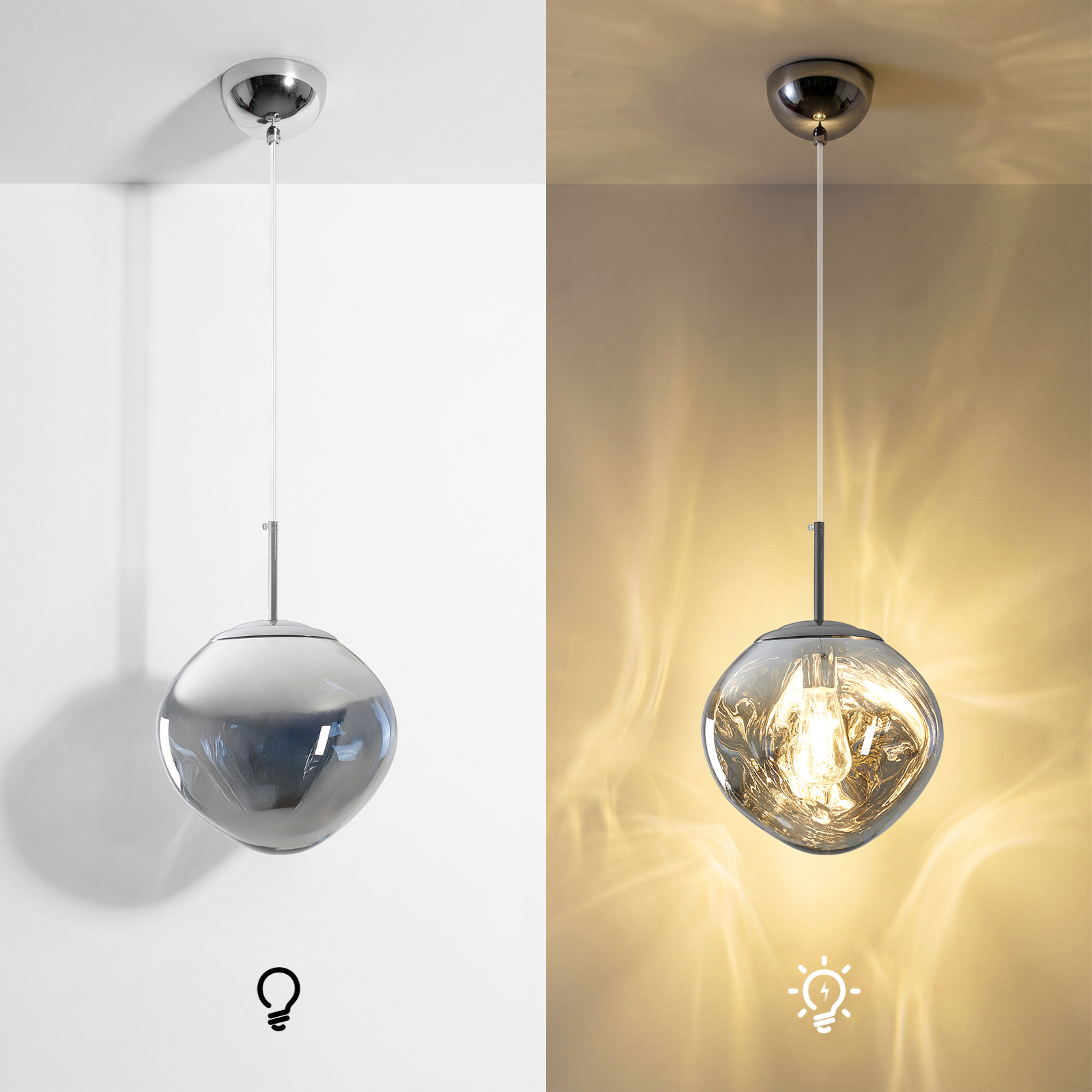 Modern Stairwell Cluster Chandeliers Minimalist Living Dining Room Round Small Pendant Light