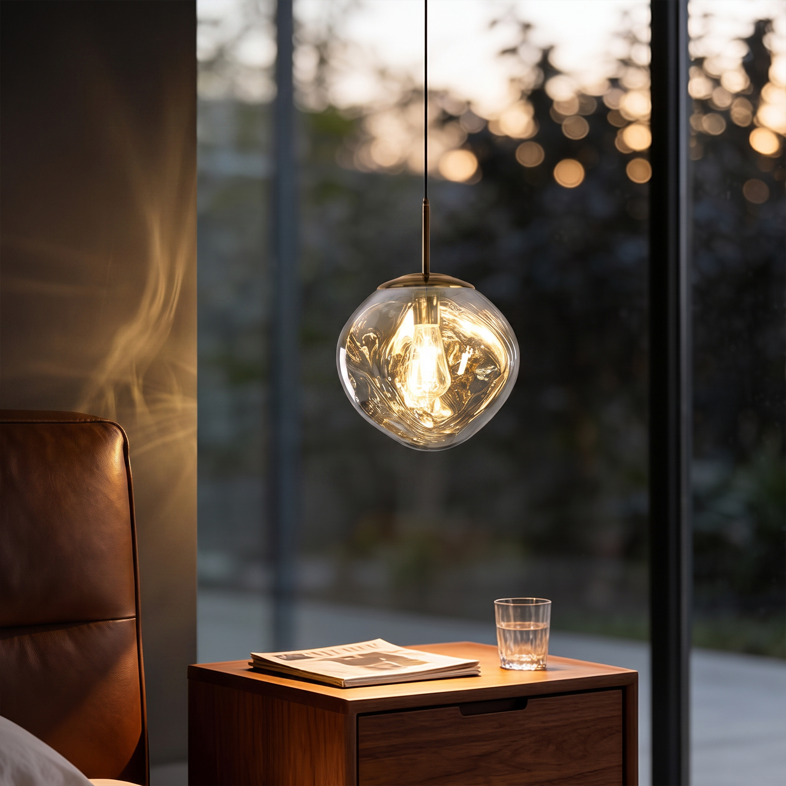 Modern Stairwell Cluster Chandeliers Minimalist Living Dining Room Round Small Pendant Light