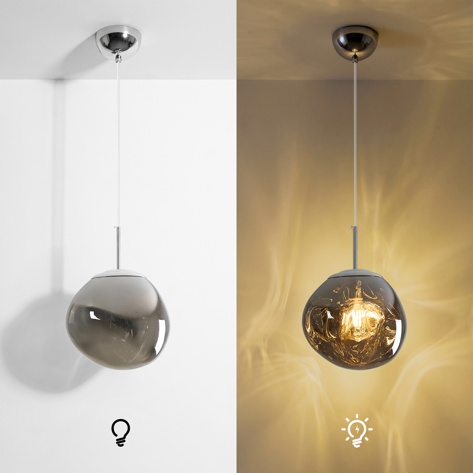Modern Stairwell Cluster Chandeliers Minimalist Living Dining Room Round Small Pendant Light