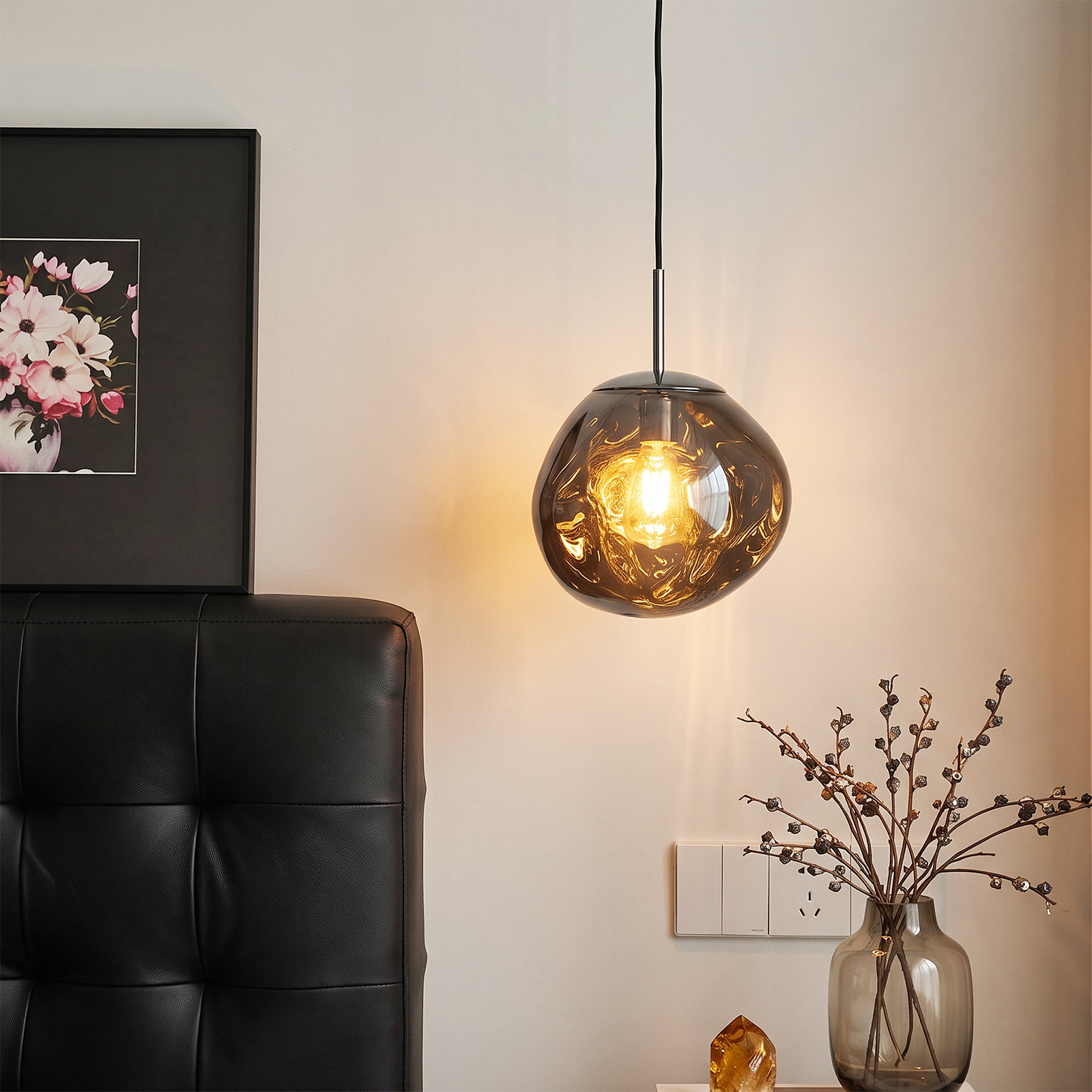 Modern Stairwell Cluster Chandeliers Minimalist Living Dining Room Round Small Pendant Light