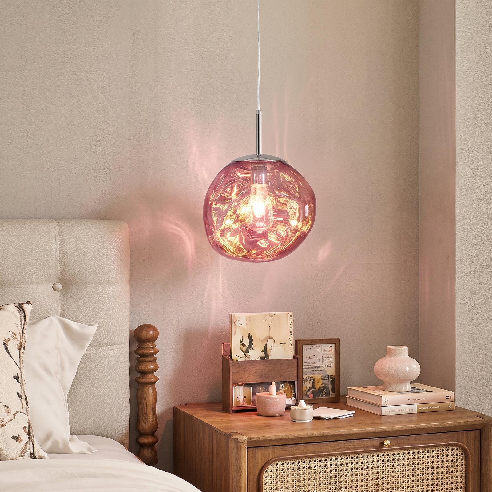 Modern Stairwell Cluster Chandeliers Minimalist Living Dining Room Round Small Pendant Light