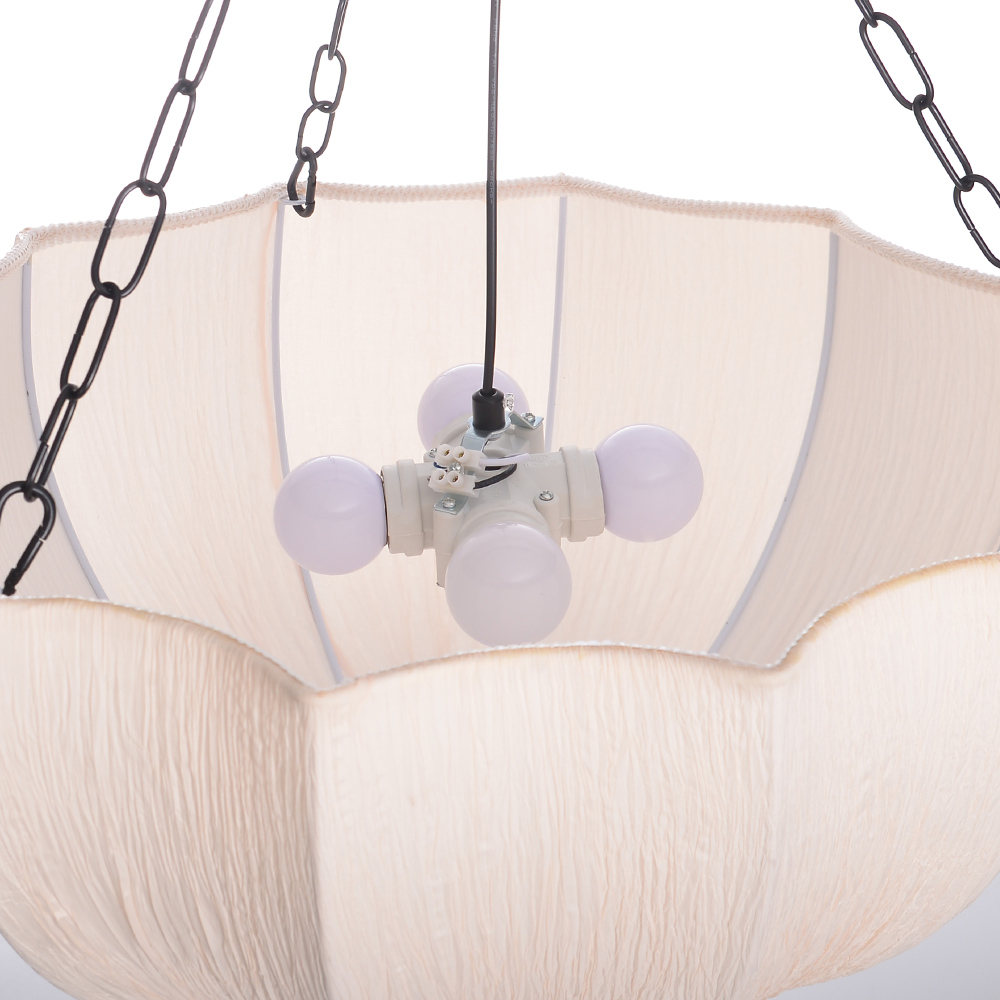 50% OFF Clearance French Vintage Fabric Pendant Light Wabi-sabi Dining Room Decorative Lamps